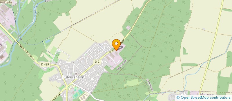 localisation de l'entreprise AT COUVERTURE  PULVERSHEIM