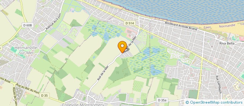 localisation de l'entreprise AT DEVELOPPEMENT  COLLEVILLE-MONTGOMERY