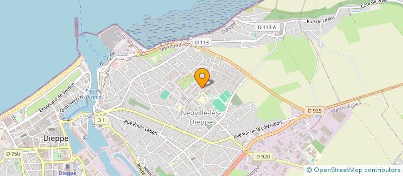 localisation de l'entreprise AT DISTRIB à DIEPPE
