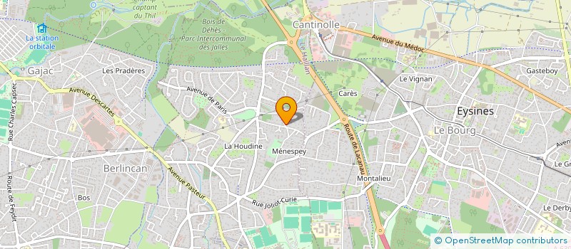 localisation de l'entreprise AT DISTRIBUTION  LE HAILLAN