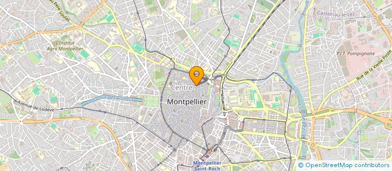localisation de l'entreprise AT DOWN COMMUNICATION à MONTPELLIER