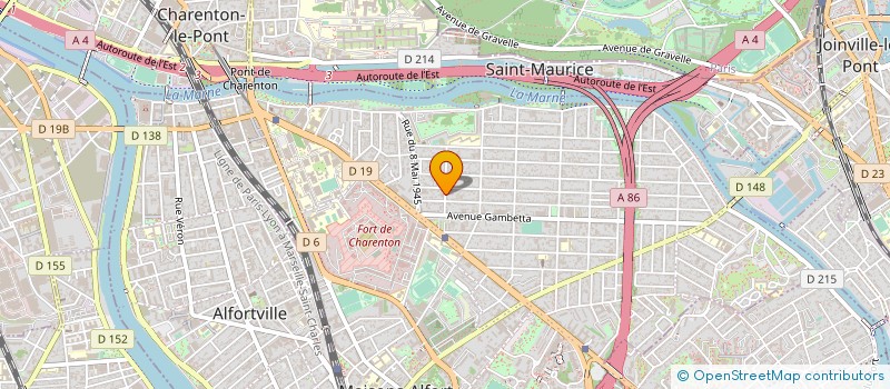 localisation de l'entreprise AT.ELEC à MAISONS-ALFORT