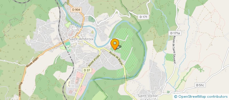 localisation de l'entreprise AT-ELEC  SAINT-AMBROIX