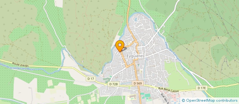 localisation de l'entreprise AT ELECTRICITE  EYGUIERES