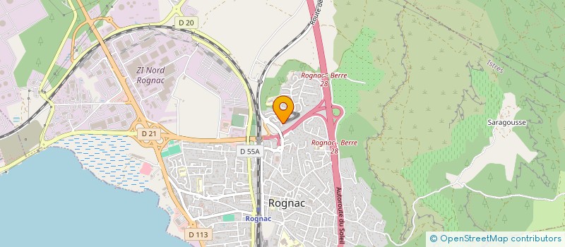 localisation de l'entreprise AT EVENEMENT ET COMMUNICATION  ROGNAC