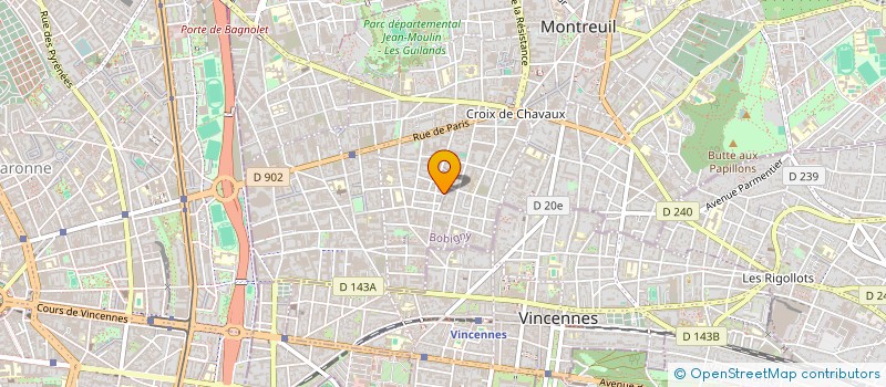 localisation de l'entreprise AT EXOTIQUE à MONTREUIL