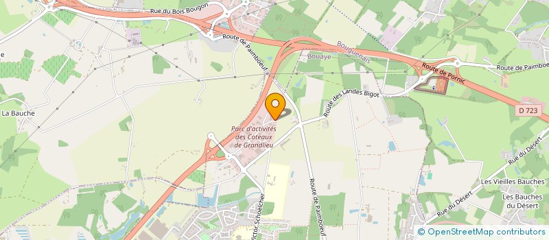 localisation de l'entreprise AT.FA.CO. à BOUAYE