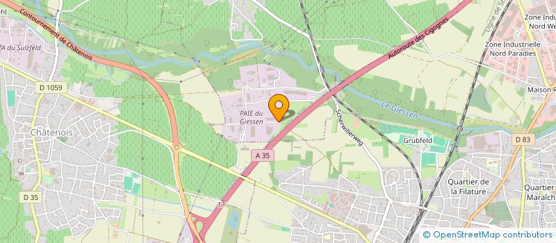 localisation de l'entreprise AT FINANCES  SCHERWILLER