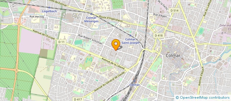 localisation de l'entreprise AT FIRST  COLMAR