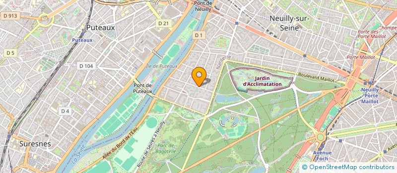 localisation de l'entreprise AT FRANCE à NEUILLY-SUR-SEINE