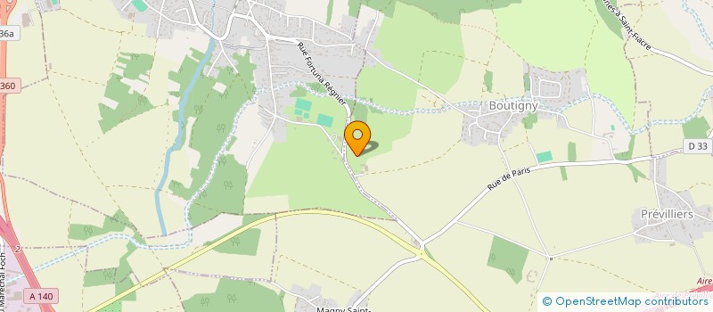 localisation de l'entreprise AT GLASS TP  BOUTIGNY