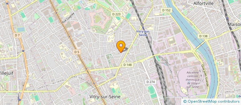 localisation de l'entreprise AT GROUP  VITRY-SUR-SEINE