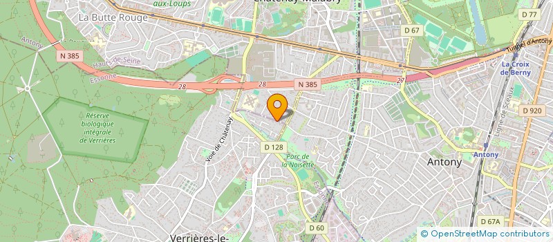 localisation de l'entreprise AT GROUP  VERRIERES-LE-BUISSON