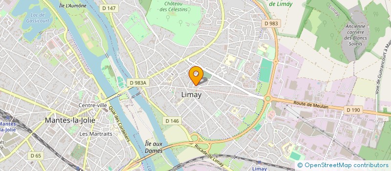 localisation de l'entreprise AT HOME  LIMAY