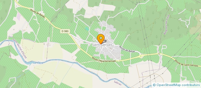 localisation de l'entreprise AT'HOME  SAINT-GERVAIS