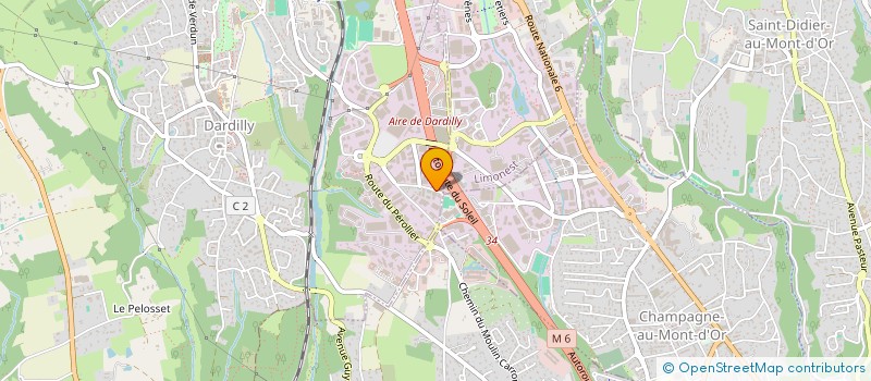 localisation de l'entreprise AT-HOME  DARDILLY