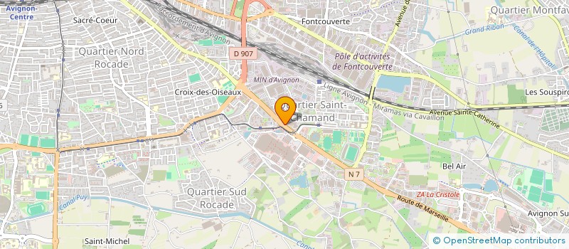 localisation de l'entreprise AT'HOME AGENCEMENT à AVIGNON