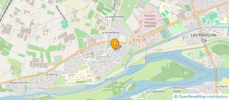 localisation de l'entreprise AT HOME IMMOBILIER  SAINTE-GEMMES-SUR-LOIRE