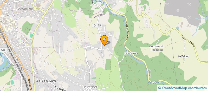 localisation de l'entreprise AT HOME INTERNATIONAL  LE VERNET