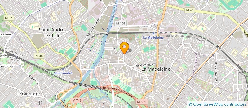 localisation de l'entreprise AT HOME RENOVATION à LA MADELEINE