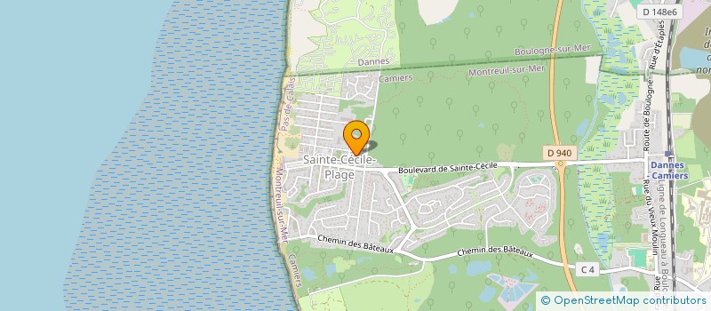 localisation de l'entreprise AT HOME SAINTE CECILE  CAMIERS