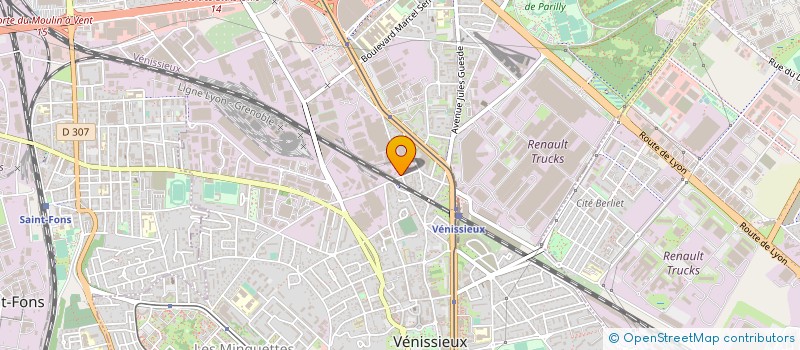 localisation de l'entreprise AT IMMO  VENISSIEUX