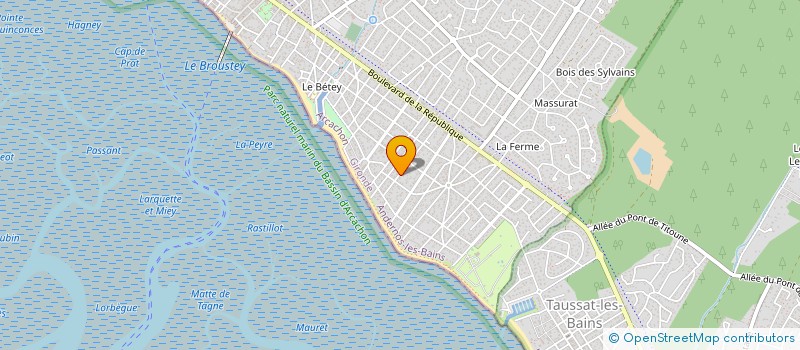 localisation de l'entreprise AT.IMMO  ANDERNOS-LES-BAINS