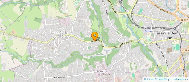 localisation de l'entreprise AT IMMO  SAINT-GENIS-LES-OLLIERES