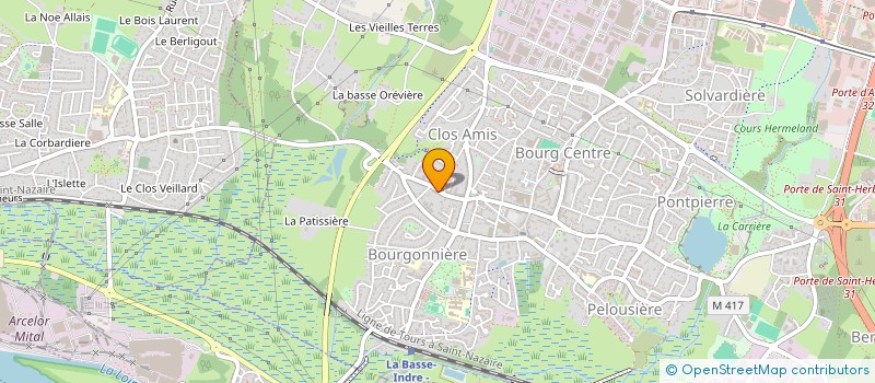 localisation de l'entreprise AT INVEST à SAINT-HERBLAIN