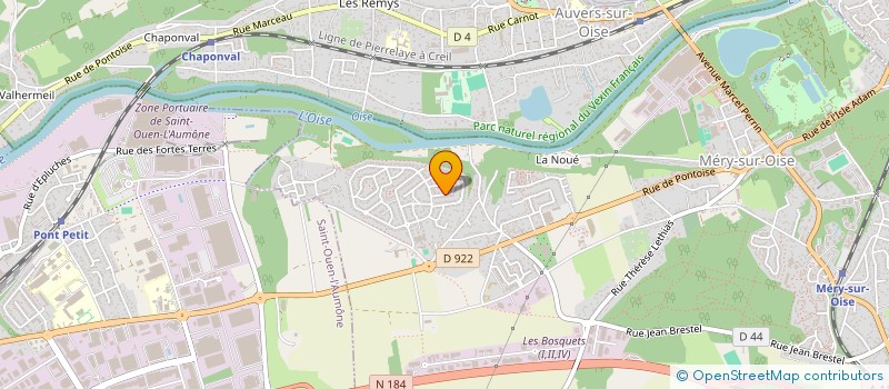 localisation de l'entreprise AT IT PRODUCTIONS  MERY-SUR-OISE