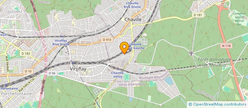 localisation de l'entreprise AT LUXURY TRANSPORT à CHAVILLE