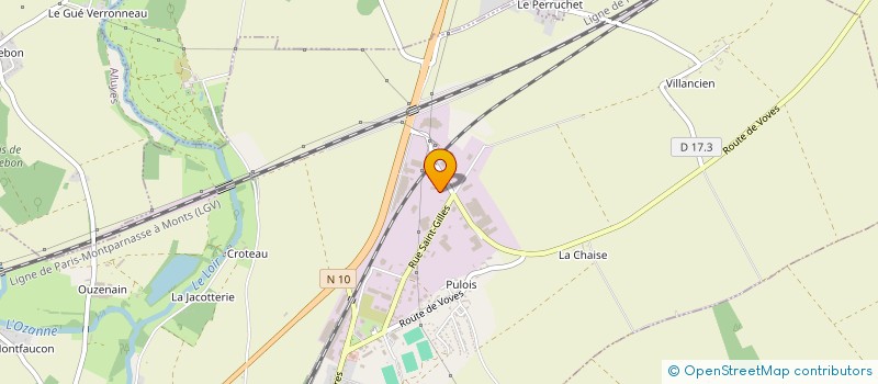 localisation de l'entreprise AT METALLERIE à BONNEVAL