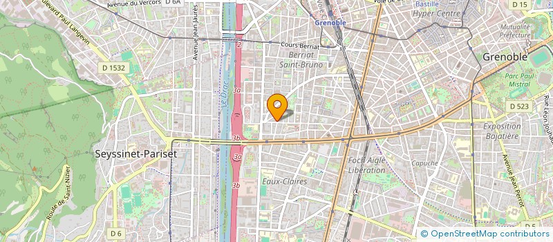 localisation de l'entreprise AT NORD à GRENOBLE