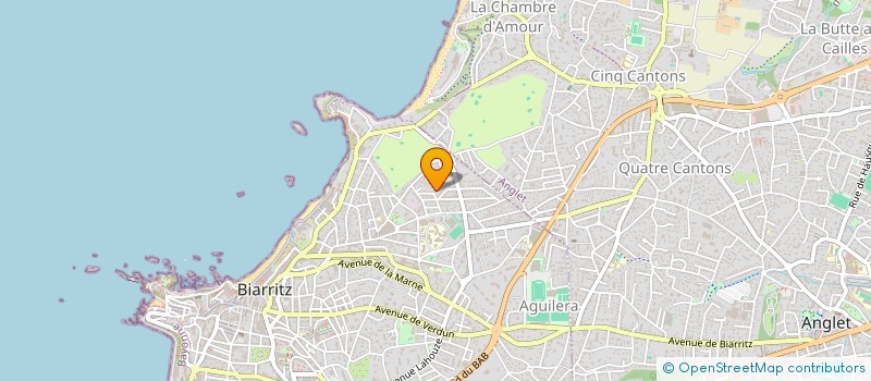 localisation de l'entreprise AT - OPS à BIARRITZ