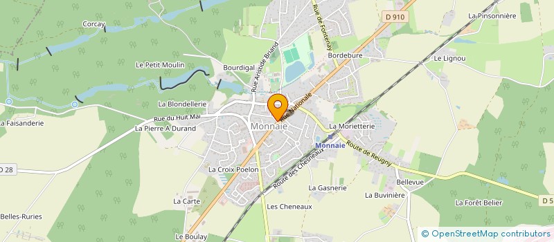 localisation de l'entreprise AT ORLEANS BUSINESS  MONNAIE