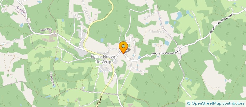 localisation de l'entreprise AT PAINTBALL  SANILHAC