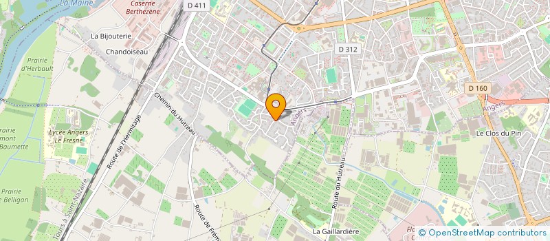 localisation de l'entreprise AT PARTICIPATIONS à ANGERS