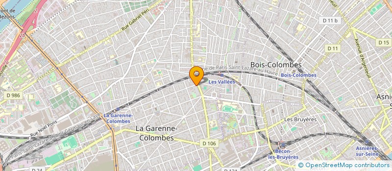 localisation de l'entreprise AT@ PARTNERS à LA GARENNE-COLOMBES