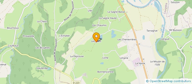 localisation de l'entreprise AT PRESSE à COURPIERE