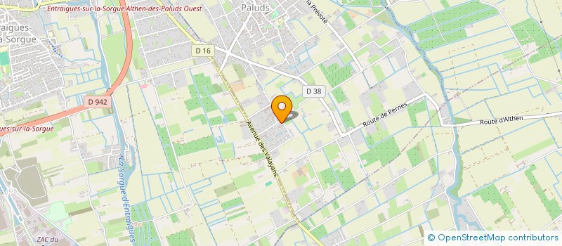 localisation de l'entreprise AT PROJET  ALTHEN-DES-PALUDS