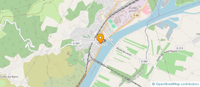 localisation de l'entreprise AT PUBLIC AMELIORATION HABITAT CADRE VIE  LA VOULTE-SUR-RHONE