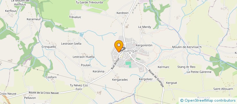 localisation de l'entreprise AT RACING 29  GUENGAT