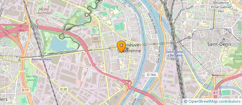 localisation de l'entreprise AT RENOV à VILLENEUVE-LA-GARENNE