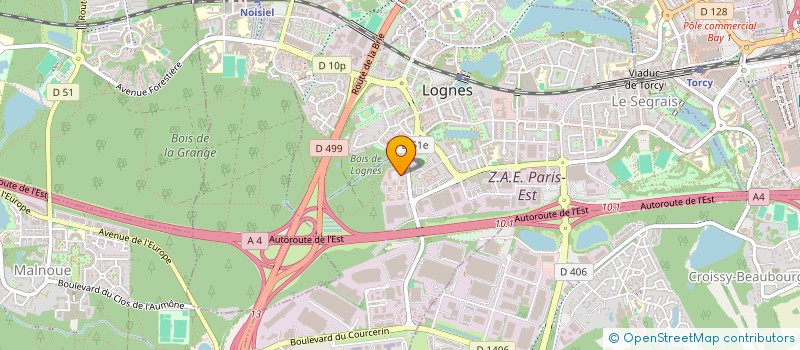 localisation de l'entreprise AT. RENOVATION à LOGNES