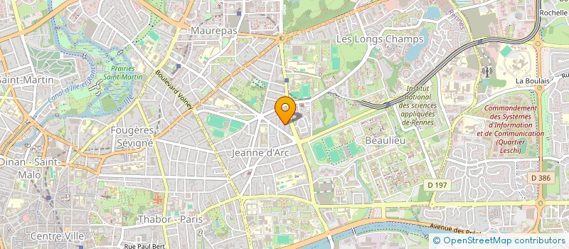 localisation de l'entreprise AT RISQUES  RENNES