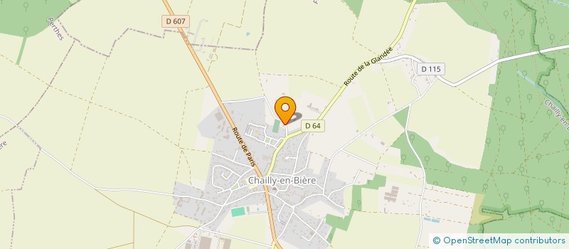 localisation de l'entreprise AT ROLAND GARROS  CHAILLY-EN-BIERE