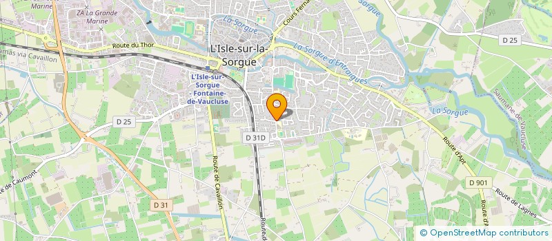 localisation de l'entreprise AT ROLLAND  L'ISLE-SUR-LA-SORGUE