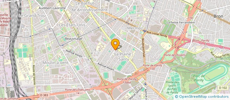 localisation de l'entreprise AT SECURITY à LYON