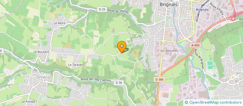 localisation de l'entreprise AT SELECTION  ORLIENAS