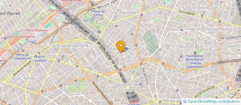 localisation de l'entreprise AT SERVICE à PARIS